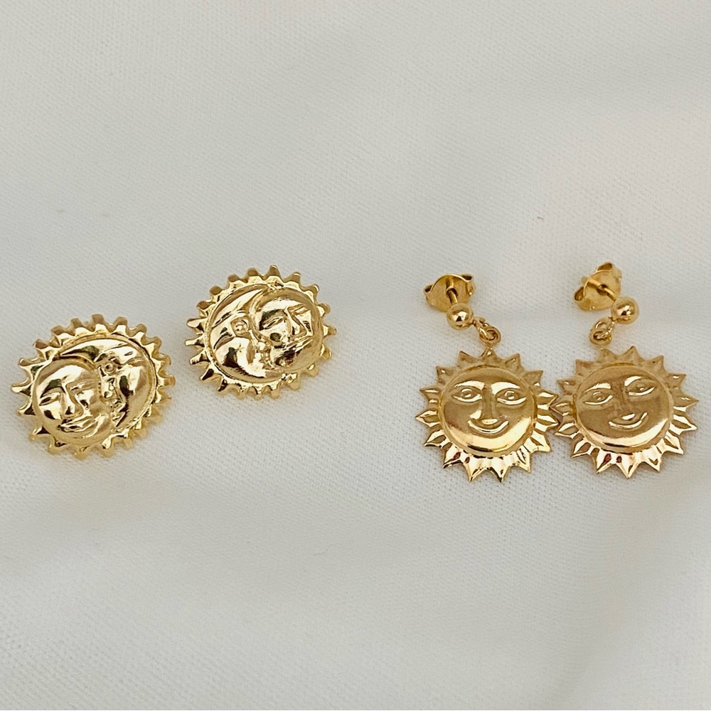 Sun Stud Earrings